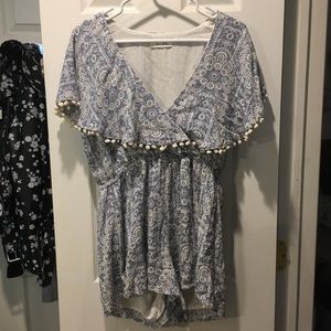 Patterned Romper